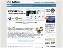 Tablet Screenshot of dvdpean.com